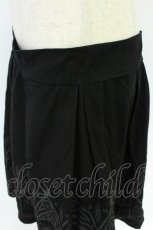 画像4: Restyle / プリントスカート XL 黒 T-26-05-31-036-GO-SK-SA-ZT (4)