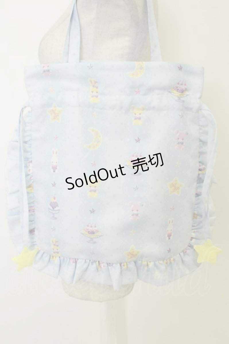 画像2: Angelic Pretty / Dreamy Night Cakes巾着  サックス T-26-05-31-037-AP-BG-SA-ZT432 (2)