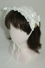 画像1: BABY,THE STARS SHINE BRIGHT / プリンセスドロップヘッドドレス  白 T-26-05-31-038-BA-AC-SA-ZT (1)