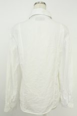 画像2: BPN FOR MEN / 変形襟長袖ブラウス  白 T-26-05-31-008-GO-BL-SA-ZT (2)