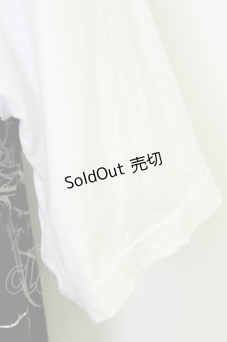 画像4: REFLEM / 薔薇プリントラグランTシャツ  黒Ｘ白 T-26-05-31-013-PU-TO-SA-ZT (4)