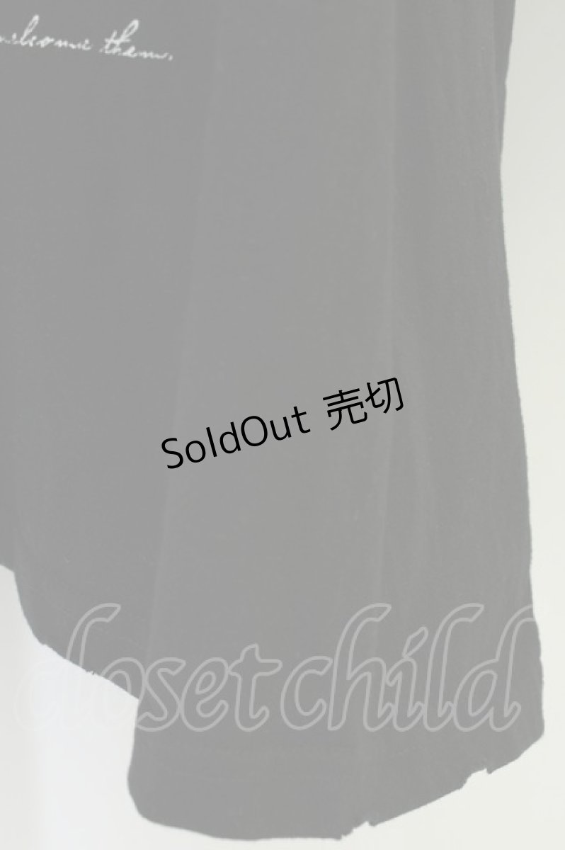 画像5: REFLEM / 薔薇プリントラグランTシャツ  黒Ｘ白 T-26-05-31-013-PU-TO-SA-ZT (5)