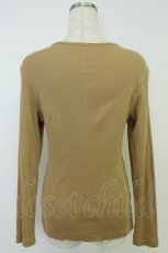画像2: INGEBORG / ロゴ刺繍ニットカーディガン  ベージュ T-26-05-31-014-LO-TO-SA-ZT (2)