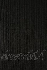 画像4: INGEBORG / ロゴ刺繍ニットトップス  ブラック T-26-05-31-019-LO-TO-SA-ZT (4)