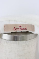 画像4: Amavel / リボンベリー刺繍半袖ブラウス  白Ｘ赤Ｘ T-26-06-04-003-CA-BL-SA-ZT (4)
