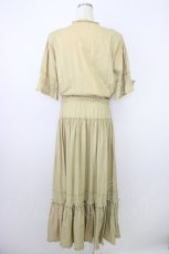 画像2: PINK HOUSE / ドット半袖ワンピース  カラシＸ白 T-26-06-04-032-LO-OP-SA-ZT (2)