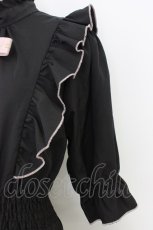 画像3: m petit by misako / NINA'SコラボAMハイショクメローワンピース L 黒 T-26-06-04-045-LO-OP-SA-ZT (3)