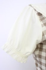 画像4: DearMyLove / 裾イチゴチェリー刺繍ワンピース  ベージュ T-26-06-04-010-GO-OP-SA-ZT (4)