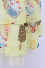 画像4: Emily Temple cute / アイスクリームノースリーブワンピース  イエロー T-26-06-04-011-ET-OP-SA-ZT (4)
