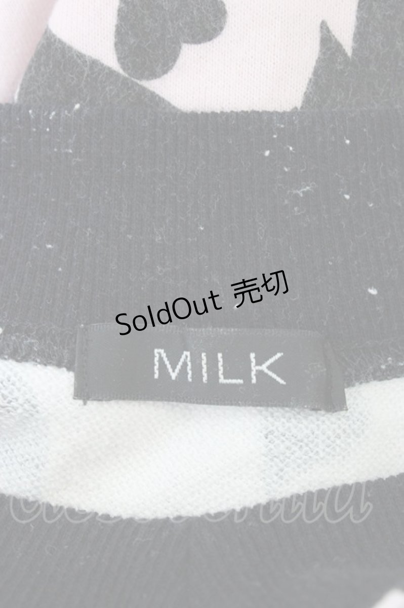 画像5: MILK / ハートビートワンピース  ベビーピンク×ブラック T-26-06-04-014-ML-OP-SA-ZT (5)