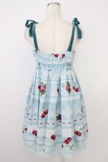 画像2: MILK / デコレーション Lace   サックス T-26-06-04-016-ML-OP-SA-ZT (2)