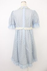 画像2: Emily Temple cute / Sleepレースワンピース  サックス T-26-06-04-020-ET-OP-SA-ZT (2)