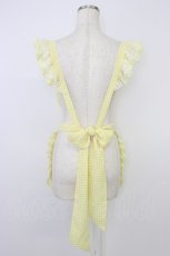 画像2: Angelic Pretty / Heartギンガムフリルエプロン  イエロー T-26-06-13-024-AP-ZA-SA-ZT (2)