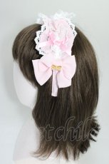 画像3: Angelic Pretty / Dolceフリルカチューシャ  ピンクＸ白 T-26-06-13-038-AP-AC-SA-ZT (3)