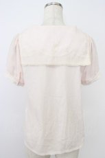 画像2: axes femme POETIQUE / スプーン＆フォーク刺繍ブラウス  ピンク T-26-06-13-005-AX-BL-SA-ZT (2)