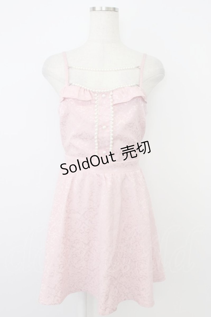 画像1: Pal elfy / パールキャミワンピース  ピンク T-26-06-13-015-LO-OP-SA-ZT678 (1)
