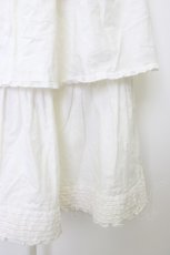 画像3: PINK HOUSE / NIGHT WEAR 3段フリルスカート  白 T-26-06-14-023-LO-SK-TE-ZT (3)