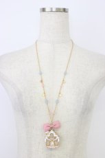 画像1: Chalmiere / お菓子の家ネックレス  ピンク T-26-06-14-037-AX-AC-SA-ZT (1)