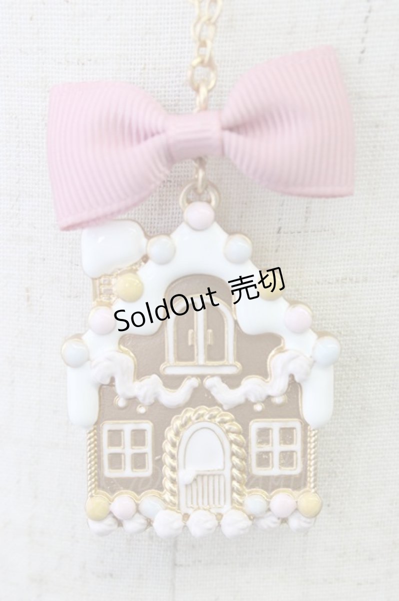 画像2: Chalmiere / お菓子の家ネックレス  ピンク T-26-06-14-037-AX-AC-SA-ZT432-F002 (2)