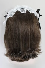 画像2: Angelic Pretty / Heartカチューシャ(無地)  黒Ｘ白 T-26-06-14-039-AP-AC-SA-ZT (2)