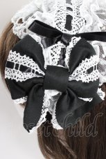 画像4: Angelic Pretty / Heartカチューシャ(無地)  黒Ｘ白 T-26-06-14-039-AP-AC-SA-ZT (4)