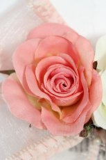 画像4: mazzo piano / 薔薇リボンコーム  ピンク T-26-06-14-041-LO-AC-SA-ZT (4)