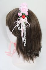 画像3: LOLITAその他(お買取対象外) / フラワーいちごヘッドドレス  ピンクＸ赤 T-26-06-14-042-LO-AC-SA-ZT432 (3)