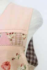 画像4: PINK HOUSE / ブーケ柄三角パッチワークベスト  ピンク T-26-06-14-009-LO-TO-SA-ZT (4)