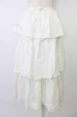 画像2: PINK HOUSE / NIGHT WEAR 3段フリルスカート  白 T-26-06-14-023-LO-SK-TE-ZT (2)