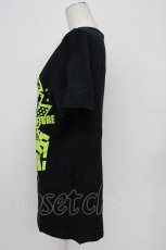 画像4: SUPER LOVERS / ロゴ&ペンキしぶきプリントカットソー  黒Ｘ黄色Ｘピンク T-26-06-17-024-PU-TO-SA-ZT (4)