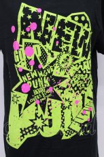 画像5: SUPER LOVERS / ロゴ&ペンキしぶきプリントカットソー  黒Ｘ黄色Ｘピンク T-26-06-17-024-PU-TO-SA-ZT (5)