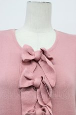 画像4: INGEBORG / 縦リボン半袖ニット  ピンク T-26-06-17-036-LO-TO-SA-ZT (4)