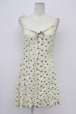 画像1: LACEMADE / 「ブルーベリー」ニットドレス  アイボリーＸネイビー T-26-06-17-007-LO-OP-SA-ZT (1)