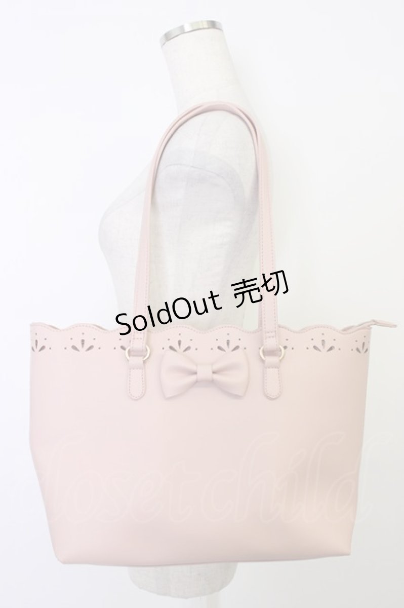 画像1: m petit by misako / サンリキャラクターズコラボトートバッグ  ピンク T-26-06-19-029-LO-BG-SA-ZTK040 (1)