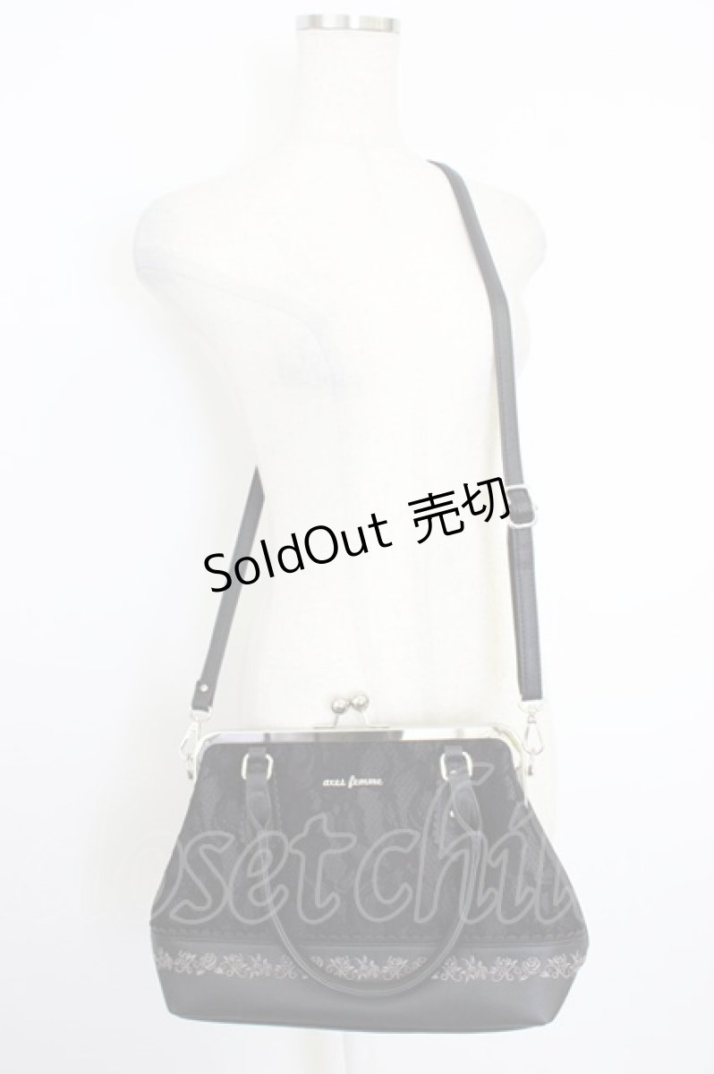 画像1: axes femme / がま口バッグ   T-26-06-19-031-AX-BG-SA-ZTK032 (1)