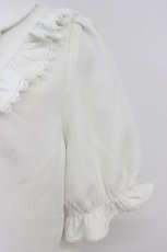 画像5: evelyn / 三角ヨーク半袖ブラウス  白 T-26-06-19-001-LO-BL-SA-ZT (5)