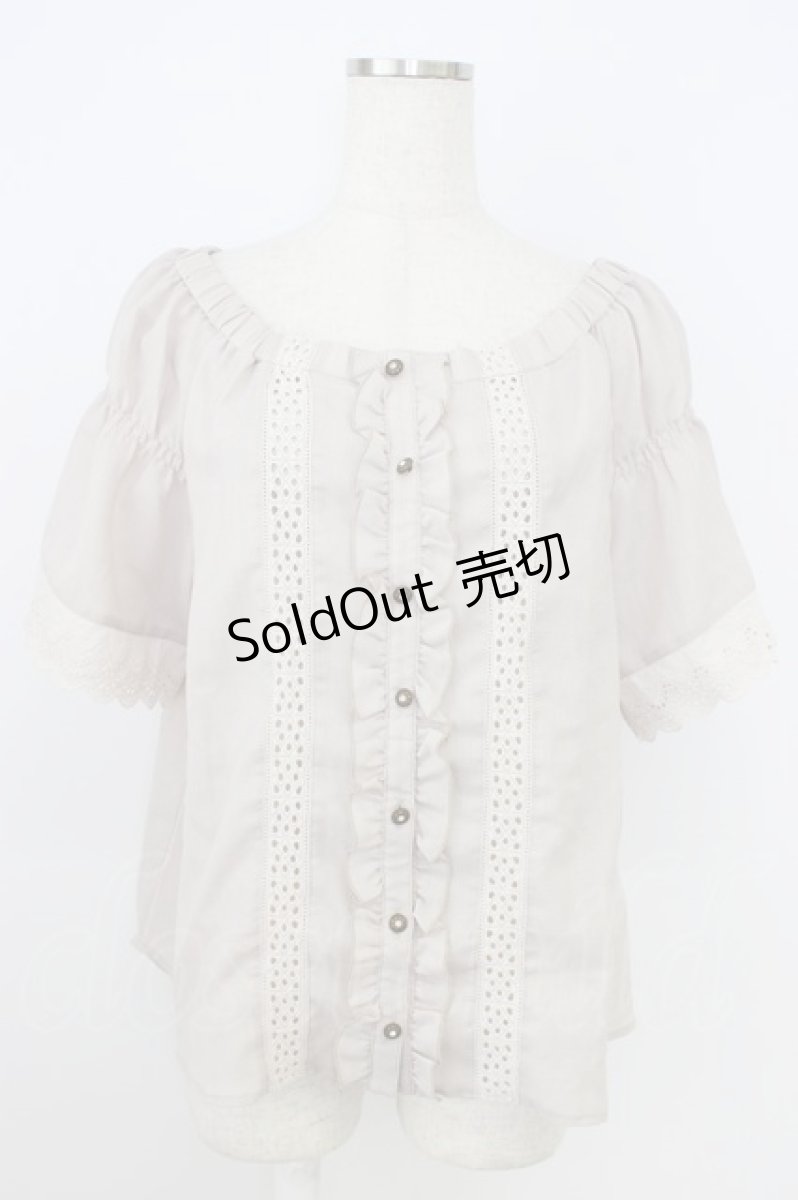 画像1: axes femme / ブラウス   T-26-06-20-018-AX-BL-SA-ZT681 (1)