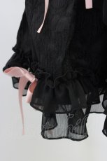 画像5: Alice Girl / サイド編み下げチョーカー風デザインキャミワンピース XL 黒Ｘピンク T-26-06-26-004-LO-OP-SA-ZT (5)