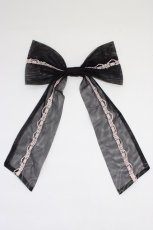 画像6: Alice Girl / サイド編み下げチョーカー風デザインキャミワンピース XL 黒Ｘピンク T-26-06-26-004-LO-OP-SA-ZT (6)