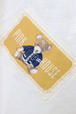 画像3: PINK HOUSE / ネームワッペンいっぱいワンピース  白 T-26-06-26-008-LO-OP-SA-ZT (3)
