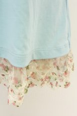 画像3: axes femme / 総レース・立体お花付きキャミソール M ブルー T-26-07-05-004-AX-TO-SA-ZT (3)