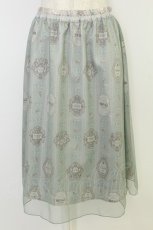 画像1: axes femme / ヴィンテージスカート M グリーン T-26-07-05-037-AX-SK-SA-ZT (1)