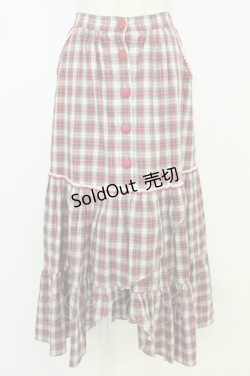 画像1: MILK / ブリジットスカート  赤Ｘ白チェック T-26-07-05-043-ML-SK-SA-ZT309 (1)