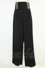 画像1: devil inspired / 薔薇柄切替パンツ XL 黒 T-26-07-05-045-LO-PA-SA-ZT (1)