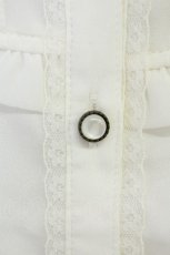 画像5: axes femme POETIQUE / セーラーデザインブラウス M アイボリー T-26-07-05-007-AX-BL-SA-ZT (5)