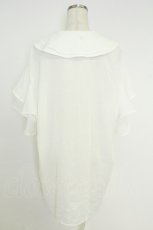 画像2: axes femme / 刺繍チュニックブラウス  白 T-26-07-05-010-AX-TO-SA-ZT (2)