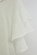 画像3: axes femme / 刺繍チュニックブラウス  白 T-26-07-05-010-AX-TO-SA-ZT (3)