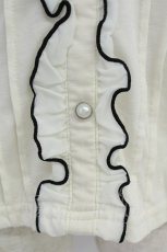画像3: axes femme / ボータイブラウス風プルオーバー M アイボリー T-26-07-05-011-AX-TO-SA-ZT (3)