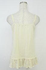画像2: axes femme / ストライプビッグリボンキャミ M アイボリー T-26-07-05-002-AX-TO-SA-ZT (2)