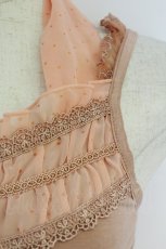 画像4: axes femme / ドットシフォンフリルホルターネックキャミソール  ピンク T-26-07-05-014-AX-TO-SA-ZT (4)